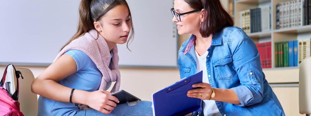 Child and Coach in School